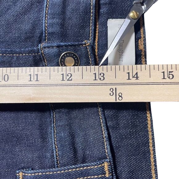 FAVORITE DAUGHTER Valentina Tower Super High Rise Jeans Size 32 Jasper Dark Wash - Picture 12 of 16